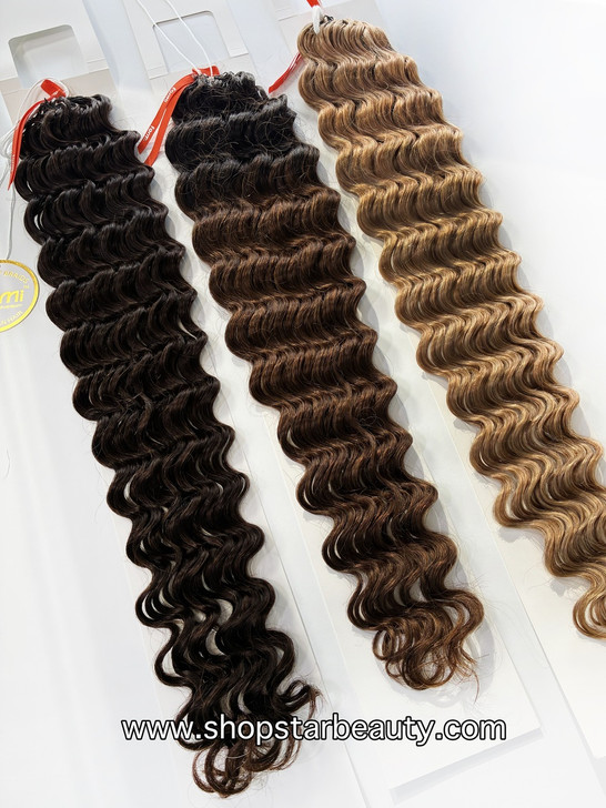 Formi 100% Virgin Hair Crochet Hair - Deep (14"-24")