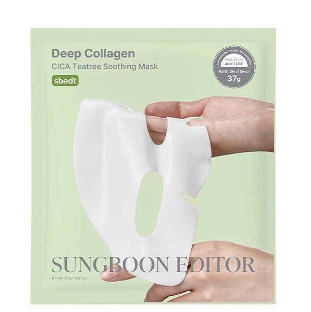 SUNGBOON Deep Collagen CICA Tea Tree Soothing Mask (1Sheet)
