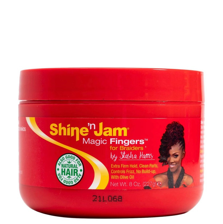 Ampro Shine n Jam Magic Fingers Braid Gel - Extra Firm Hold (8oz)