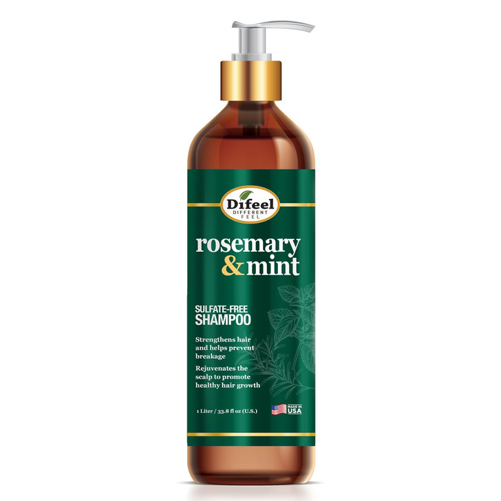 Difeel Rosemary Mint Strengthening Biotin Shampoo (33oz)