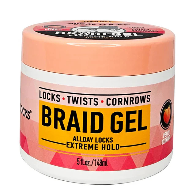 AllDay Lock & Braid Gel Peach Gold (5oz)
