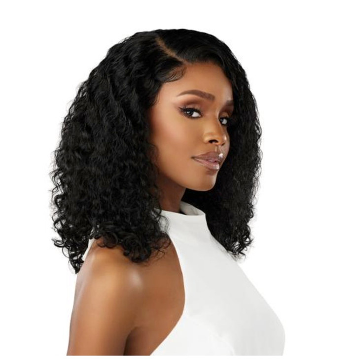 SENSATIONNEL Pearlish 100% Virgin Remi Human Hair 13X4 HD Lace Wig - Italian Curl 16"