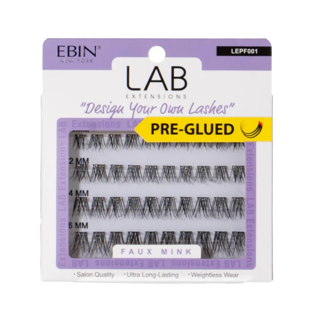 EBIN LAB EXTENSIONS DIY Cluster Lashes (Pre-glued)