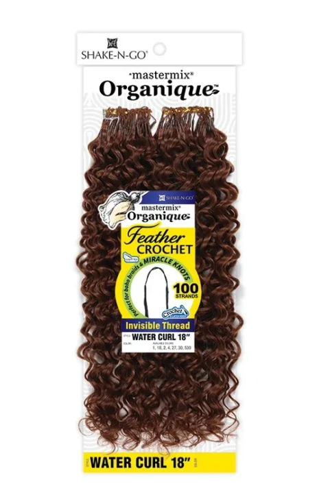 SHAKE N GO Organique Feather Crochet - Water Curl 18"