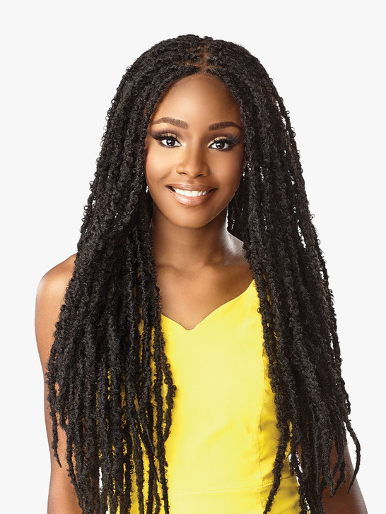 SENSATIONNEL Cloud 9 Synthetic Swiss 100% Hand-Braided Lace Wig - BUTTERFLY LOCS 30