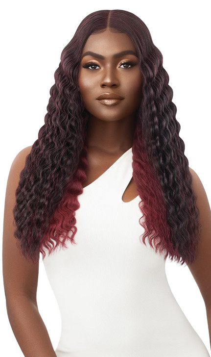 OUTRE SleekLay Synthetic Part Lace Front Wig - PERLA