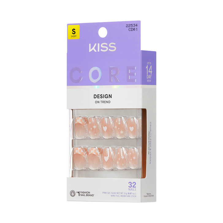 KISS Core Design Press On Nail - Cheers