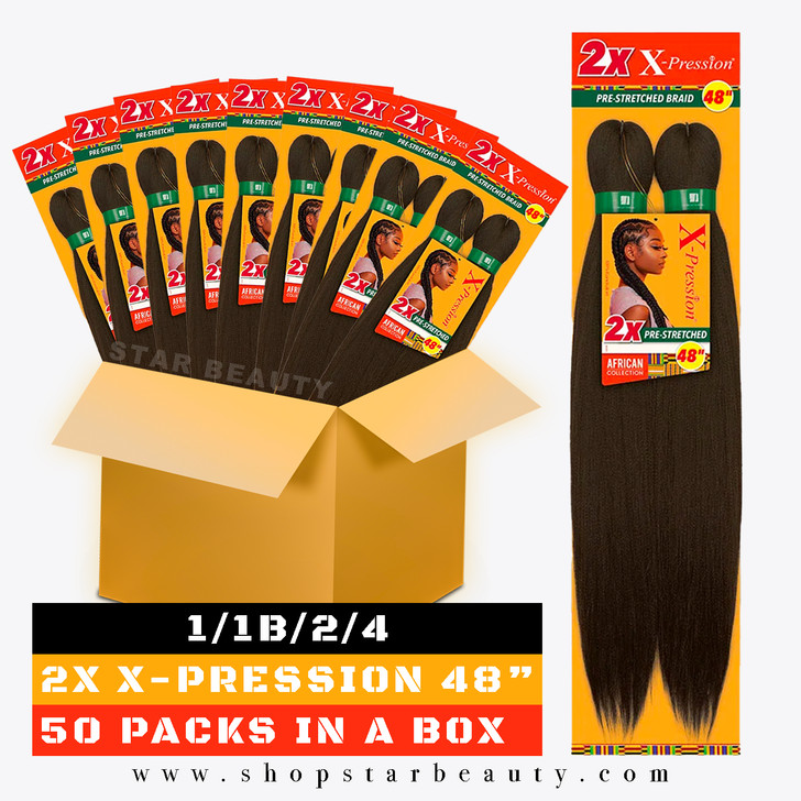 BOX DEAL] Sensationnel Synthetic 2X X-Pression Pre-Stretched Braid