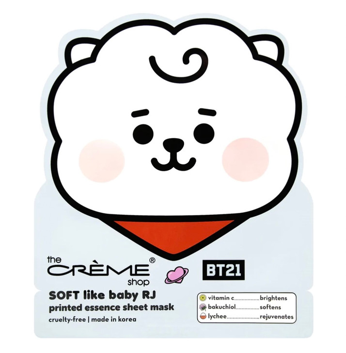 THE CREME SHOP SMOOTH SOFT Like Baby RJ Printed Essence Sheet Mask