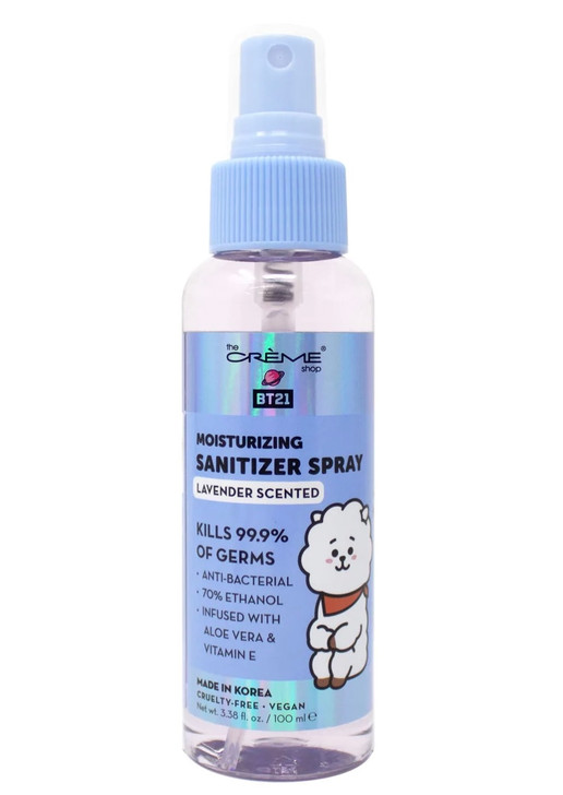 THE CREME SHOP BT21 Sanitizing Spray (Lavender Scented) (3.38 oz)
