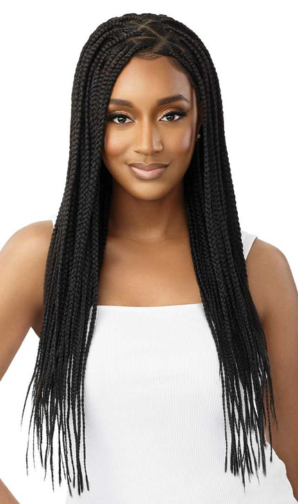 OUTRE 13x4 HD Pre-Braided Lace Front Wig - KNOTLESS TRIANGLE PART BRAIDS 26"