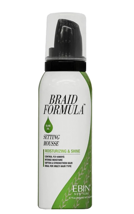 Ebin New York Setting Mousse Moisturizing & Shine - Olive Oil