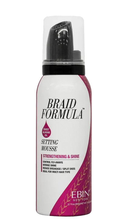 Ebin New York Setting Mousse Strengthening & Shine - Sweet Almond Oil
