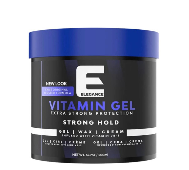 E Elegance Vitamin Pro-VB5 Hair Styling Gel Strong Hold