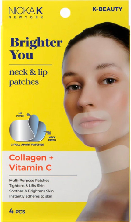 NICKA K Brighter You Neck & Lip Gel Patches 4pcs