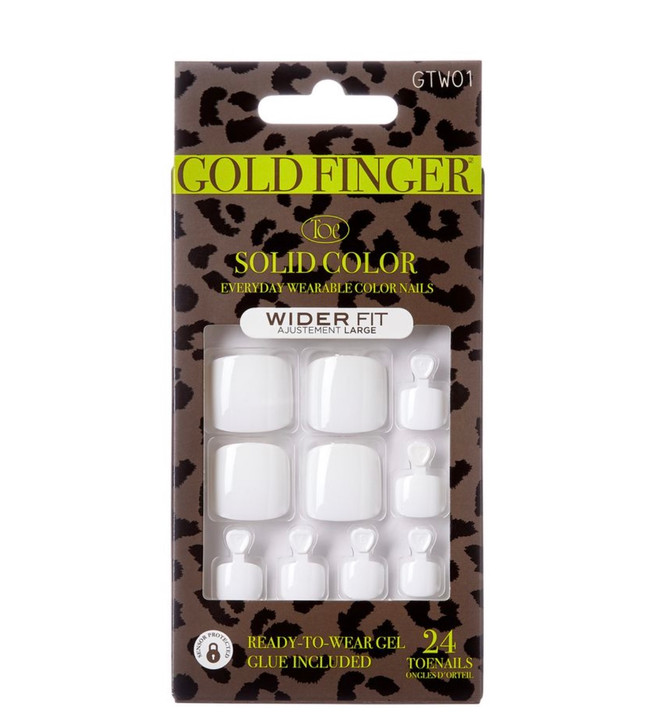 Kiss Gold Finger  Wider Fit Toenails  - SO GOOD