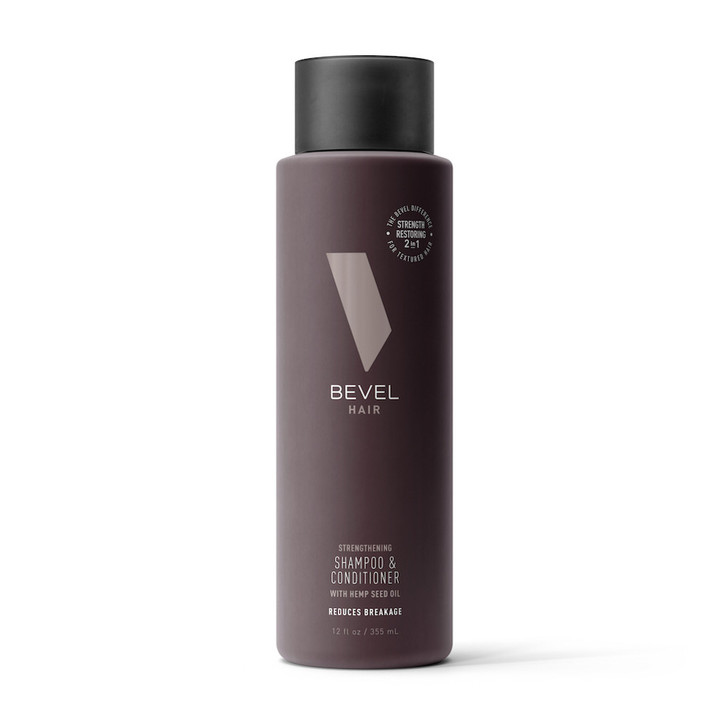 BEVEL Strengthening 2-in-1 Shampoo & Conditioner (12 oz)