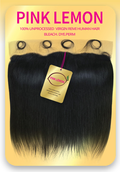 15A Pink Lemon 13X4 HD Full Lace Frontal - Straight