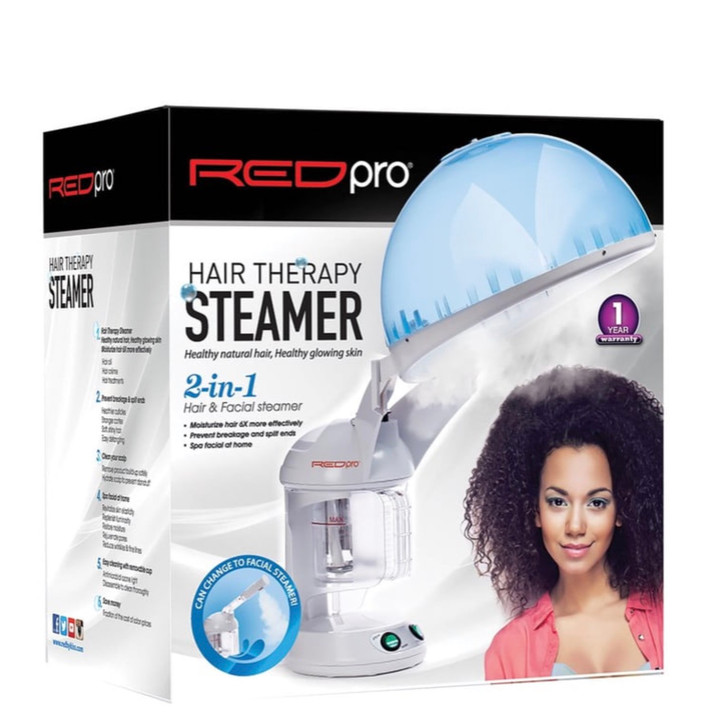 RED Professional Salon Hair Therapy 2-in-1 Hair & Facial Steamer