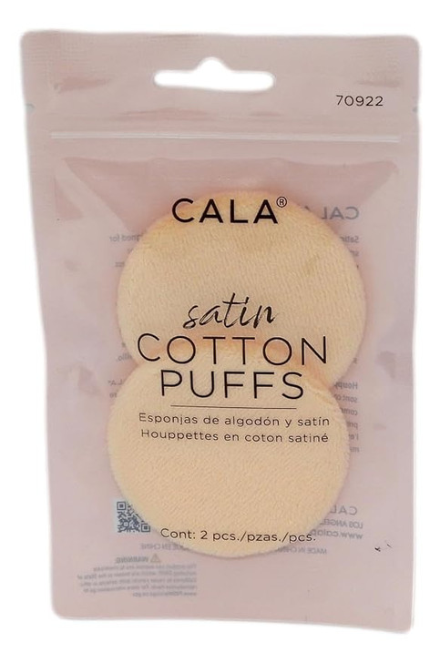 CALA Satin Cotton Puff (2pcs/pk)