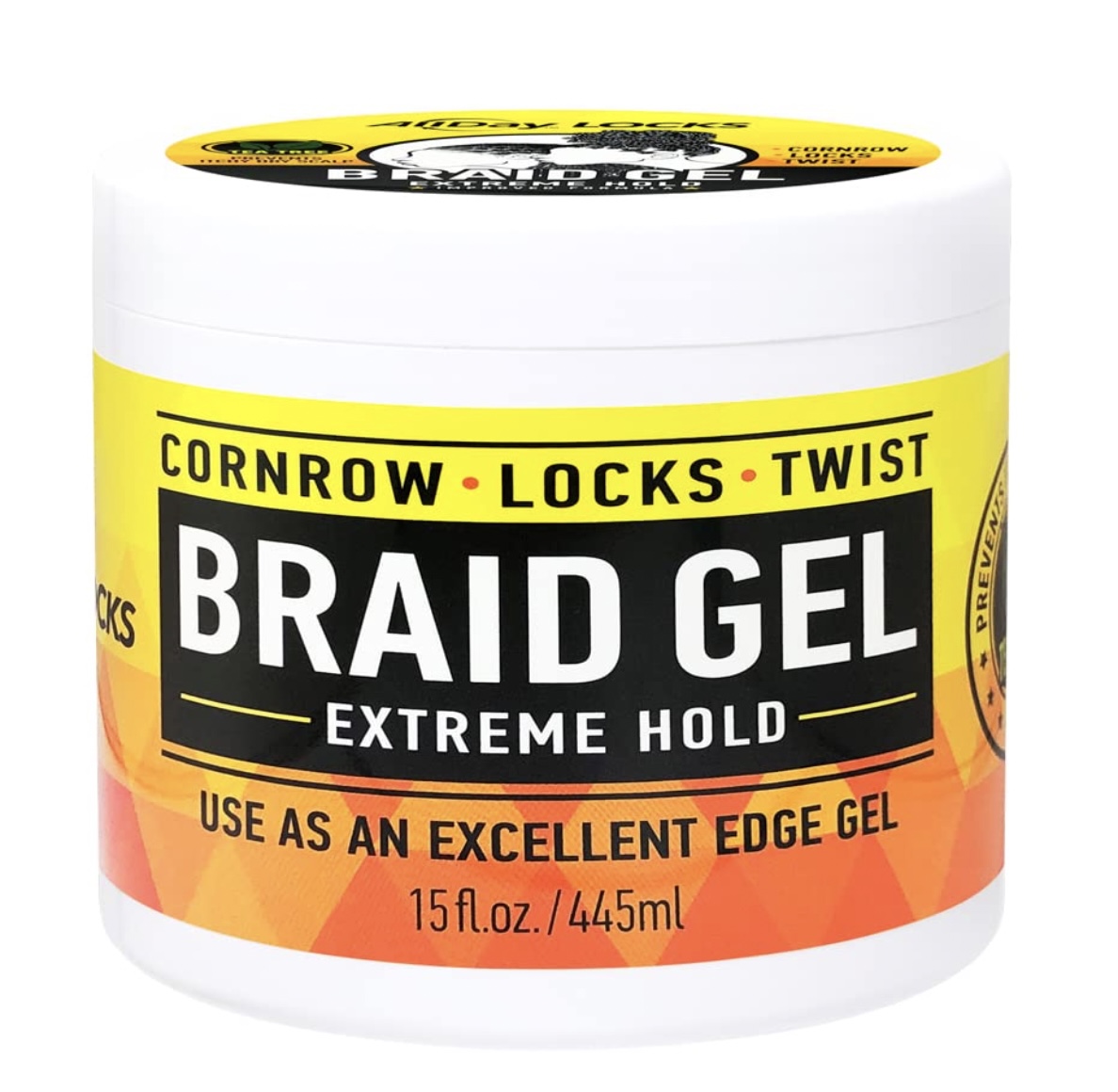 Strong Hold Braid Gel Tames Frizz Smoothing Gel Good for Twist