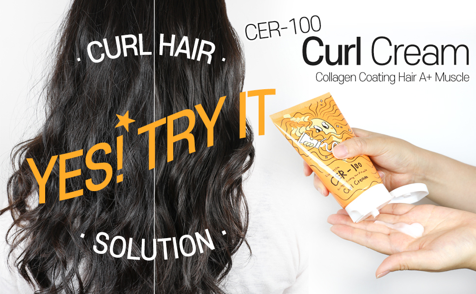 Elizavecca CER-100 Collagen Coating Hair A+ Muscle Curl Cream (4.6 oz)