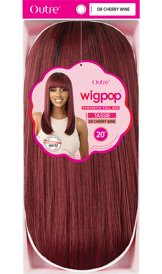 OUTRE Wigpop Synthetic Full Wig - TASSIE -Aveda Store pkg qpoptas wigpop tassie