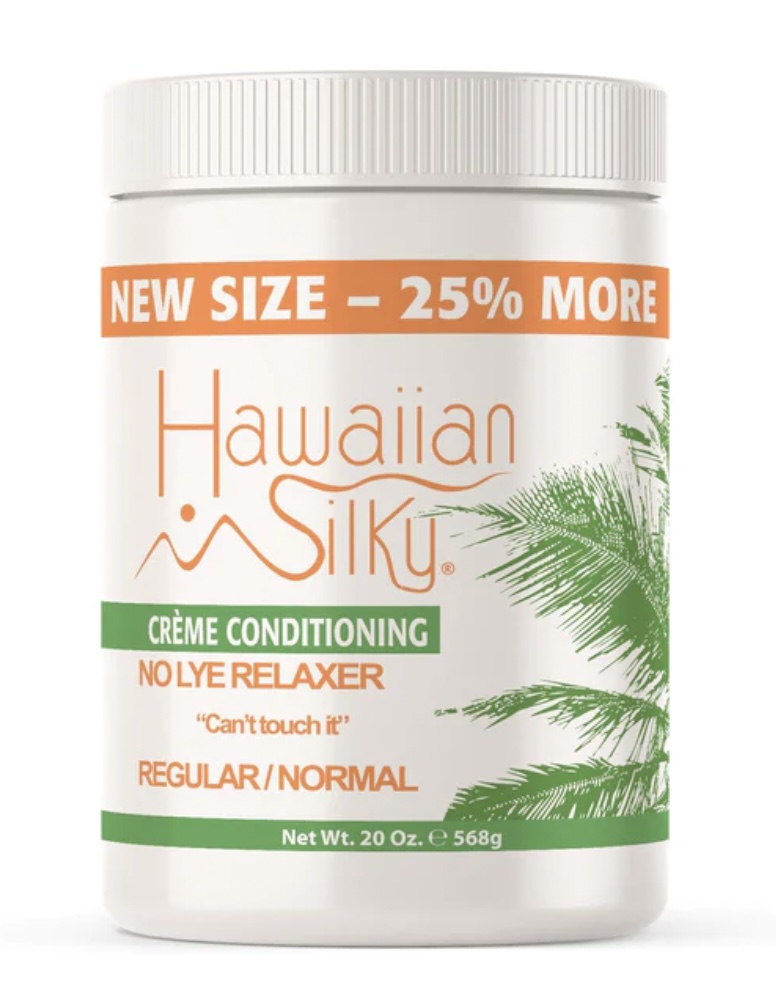 Amazon.com : Hawaiian Silky no lye relaxer, mild, Beige, 20