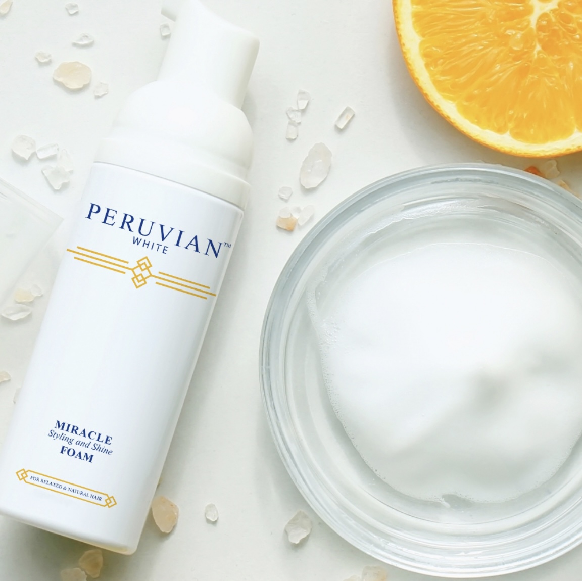 Peruvian White Miracle Styling & Shine Foam