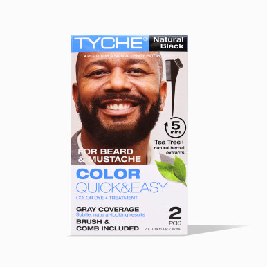 Mustache Color TYCHE Permanent Beard & Mustache Color Quick & Easy