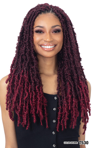 Freetress Braid Crochet 2x Nita Distressed Gorgeous LOC 26 inch 1B