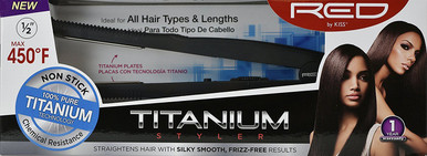 KISS TITANIUM STYLER FLAT IRON