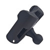 UV-5R Mini radio mount with 20mm ball adapter installed angled view