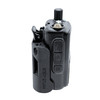 Baofeng UV-5R Mini seated in 4X3D mount left side view with radio installed