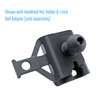 4X3D UV-5R Mini mount with mic holder and 1 inch ball adapter bundle