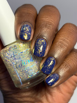 Shown in one coat over Midnight Nail Polish