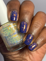 Shown in one coat over Midnight Nail Polish