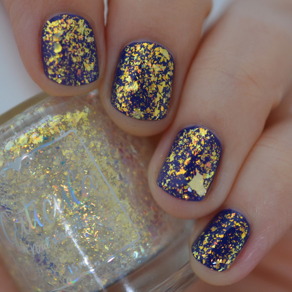 Shown in one coat over Midnight Nail Polish