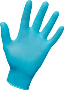 Blue Nitrile Gloves-Large