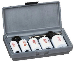 7 pc USA Mechanics Hole Saw Kit