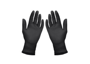 Black Nitrile Gloves-2XL