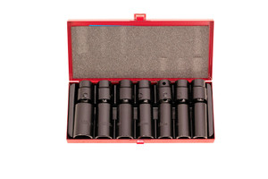 1/2" Drive Deep Metric Impact Universal Joint Impact Socket Set
