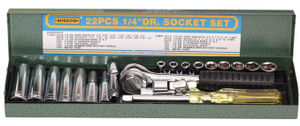 1/4" Drive SAE Socket Set