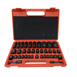 38 PC Flank Drive Impact Socket Set