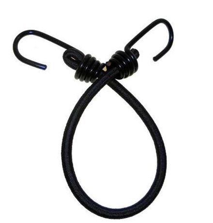 18 In. Black USA Bungee Cord