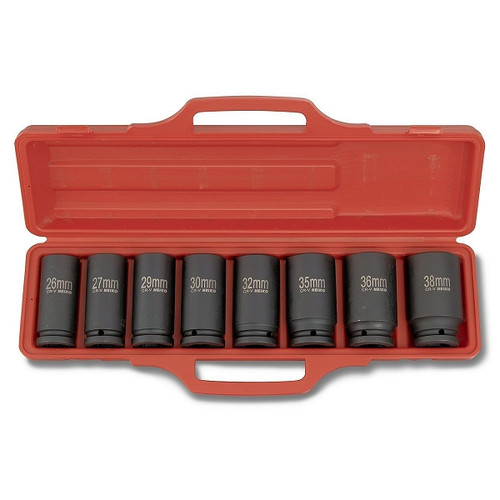 3/4 In. Metric Deep Impact Socket Set