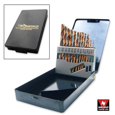 13 Pc Cobalt Drill Bit Set