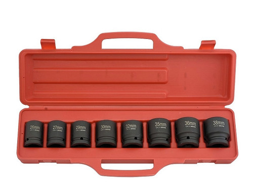 3/4 In. Drive Metric Impact Socket Set