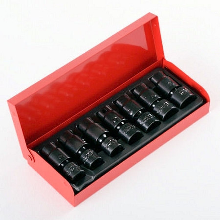 3/8" Drive Shallow Swivel Impact Sockets-Metric