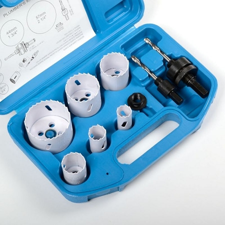 9 PC Bi-Metal Hole saw Kit